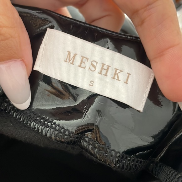 Meshki Black Latex Leggings - Picture 5 of 5